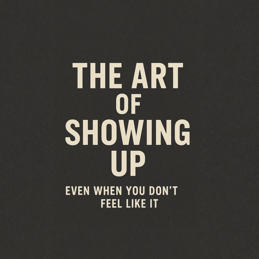 The Art of Showing Up (Even When You Don’t Feel Like It)